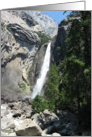 Yosemite Waterfall card