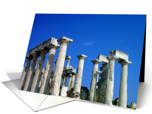 Bon Voyage! Enjoy your trip to Greece. card (878692)