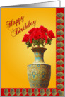 Happy Birthday - flower pot card