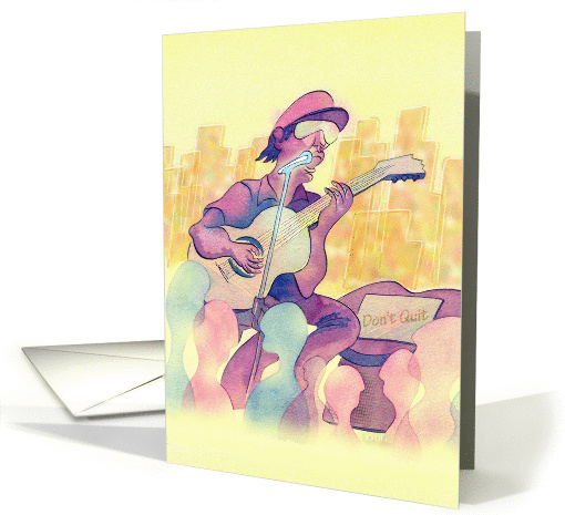 Do what you love, and don't quit until its yours! card (711931)