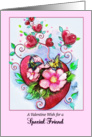 Valentine Wishes for friend card