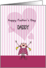 Happy Father’s Day, Child like art card