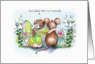 Fairy and Mouse, Friendship card