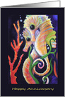 Happy Anniversary, A Seahorse pair card