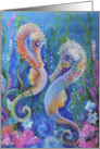 Seahorses card