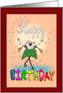Colorful Cheery Happy Birthday card