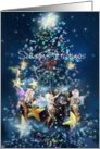 A fairy’s Tree Lighting, Season’s Greetings card