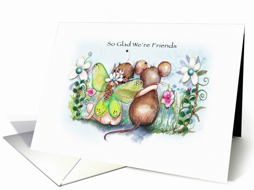 Fairy and Mouse, Friendship card (1238168)