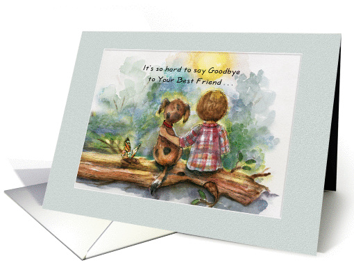 Loss of Dog, Best friend card (1238772)