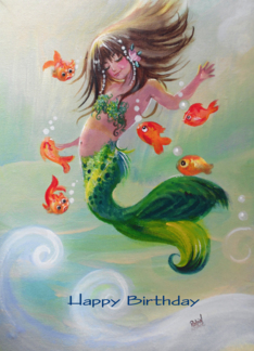 Cute Mermaid art,...
