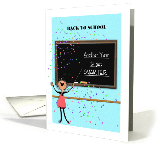 Happy Teacher, Confetti, for Back to School card (1304566)