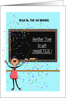 Happy Teacher, Confetti, for Back to School card