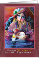 Fortune teller, Birthday for someone Very Special card