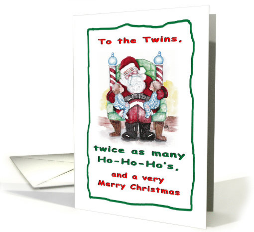 To the twins, Merry Christmas card (1546738)