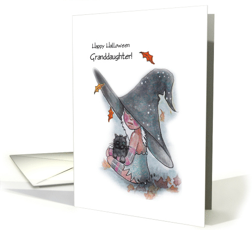 Halloween Child Witch to Granddaughter card (1946922)