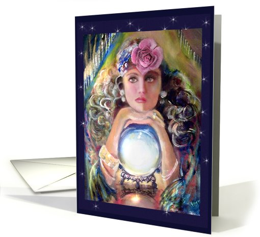 Pretty Fortune Teller Art card (705709)