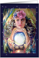 Pretty Fortune Teller Art Card