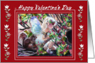 Faery & Squirrel Valentine ART card