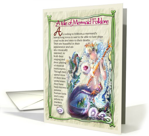 Mermaid Folklore card (758372)