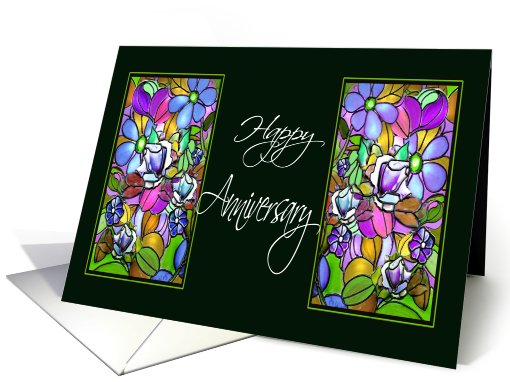 Anniversary Colorful Deco ART card (764922)