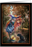 Witch’s New Shoes, Whimsical ART card