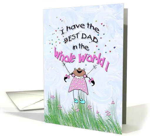 Best Dad! from Child, Father's Day card (794405)