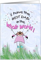 Best Dad! from Child, Father’s Day card