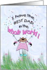 Best Dad! from Child, Father’s Day card