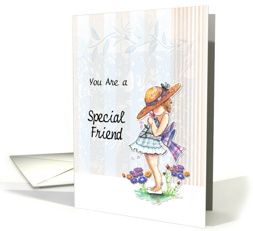 Little Girl, Special Friend card (796613)