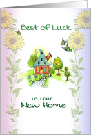 New Home, Best of Luck card