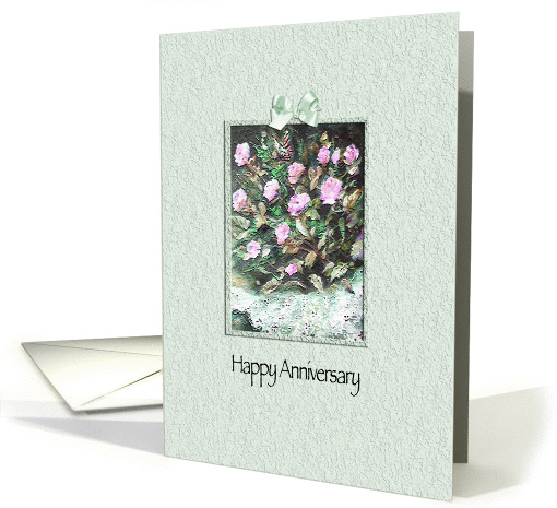 Anniversary with Roses, and Butterfly card (846094)