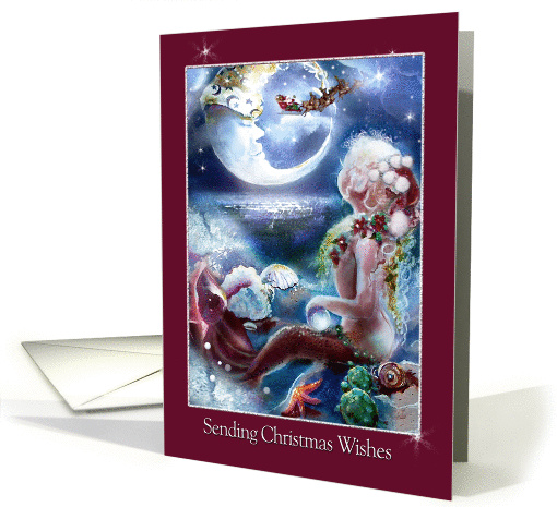 Christmas Wishes, Mermaid Theme card (864067)