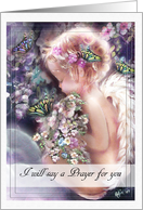 Little Angel in Prayer card