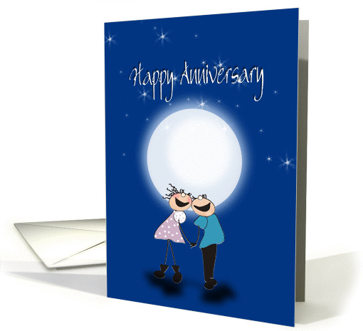 Happy Anniversay, cute couple card (901270)