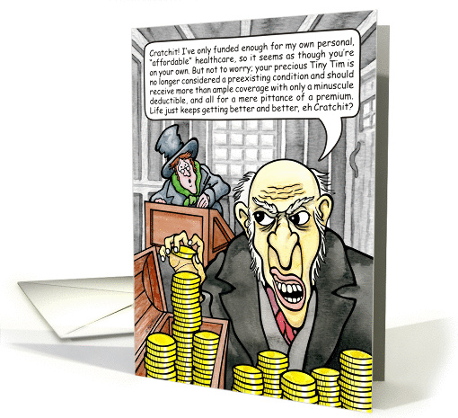 Christmas - Healthcare Scrooge card (1366436)