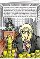 Christmas - Healthcare Scrooge card