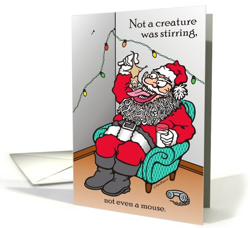 Serial Santa, Eating a Mouse card (805951)