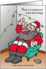 Serial Santa, Eating a Mouse card