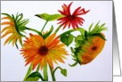 Sunflowers card