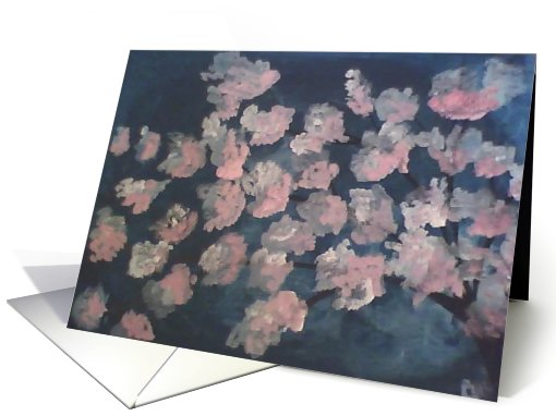 spring blossoms card (715086)