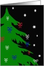 Armed Forces Christmas Tree card