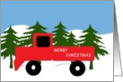 Christmas Trees and Truck card