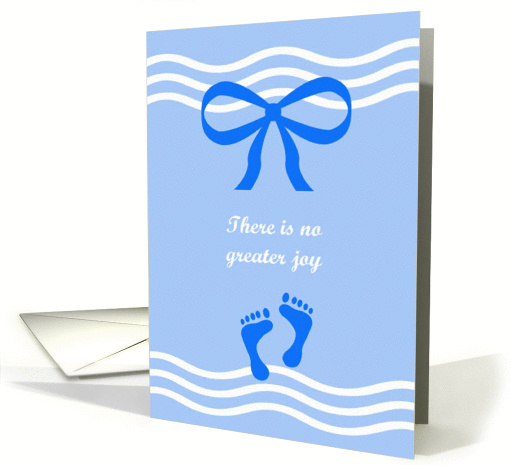Babyblue Congratulations card (729501)