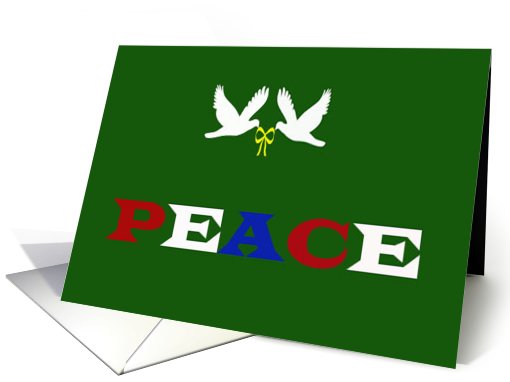 Peace Doves card (731205)