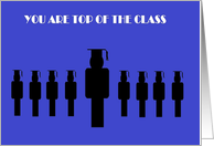 Graduation Top of the Class Congratulations card