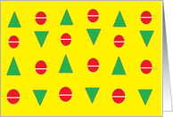 Christmas Trees and Decorations Happy Holidays card
