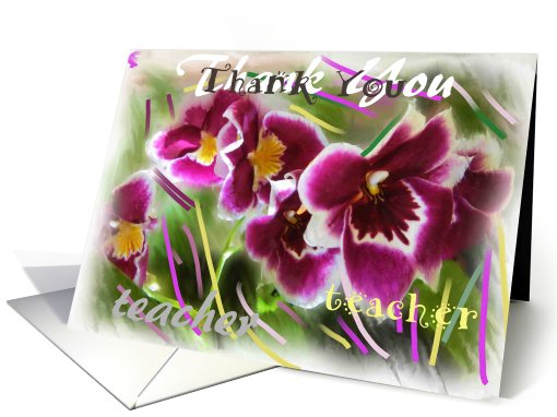 To My Teacher, Thank You card (794436)