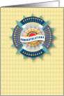 Sun Burst Certification Congratulations card
