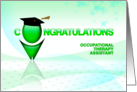 Occupational Therapy Assistant Graduation Congratulations card