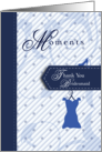 Moments Thank You Bridesmaid card